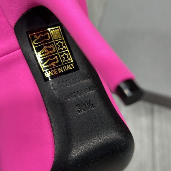 BALENCIAGA Knife Pump in Fluo Pink new - Picture 9 of 16